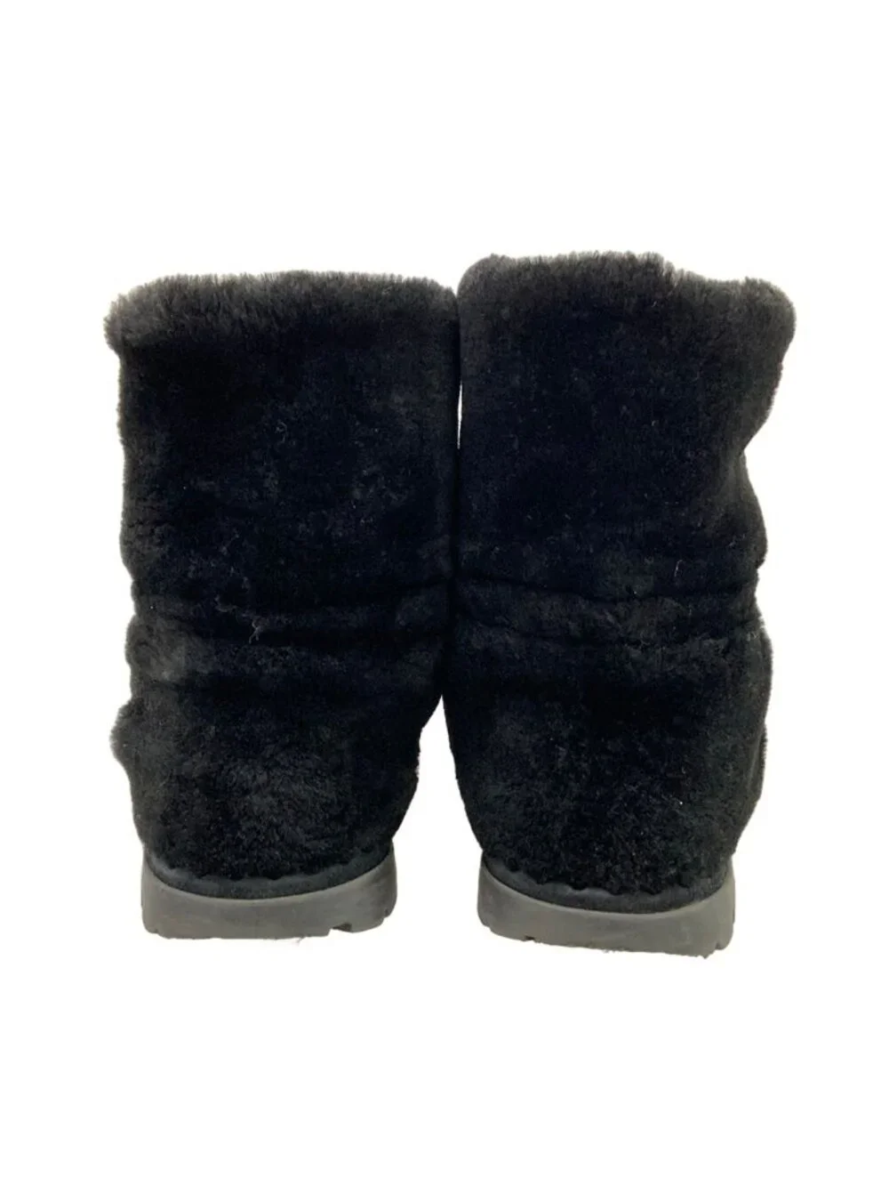 Prada Short Boots 40 Black Shearling